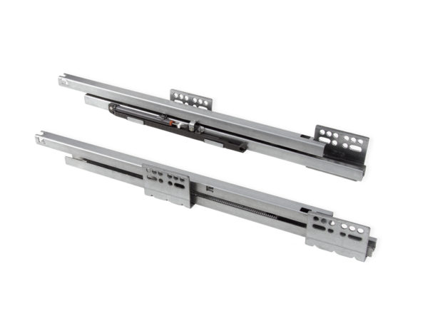 Set of 2 Emuca Soft Closing Vantage Q Drawer Runners - Components